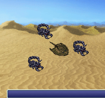 FF6 PR - combat dans le désert