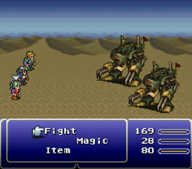 FF6 écran de combat