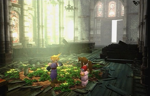 FF7 - Image pré-rendue