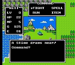 Dragon Quest 1 - Combats